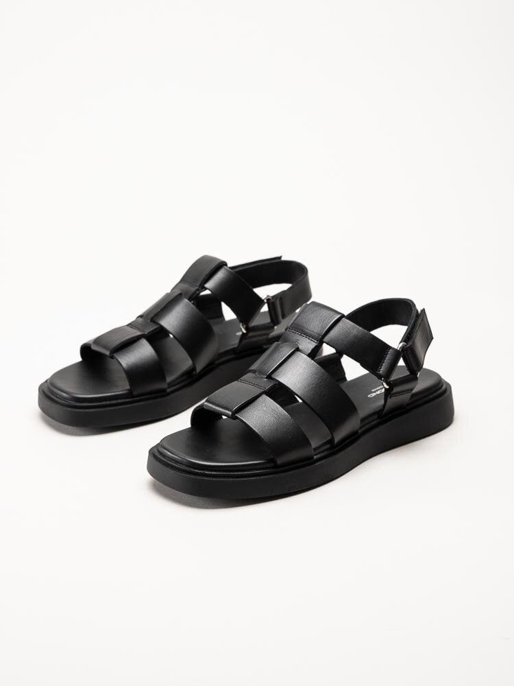 Vagabond - Connie - Svarta sandaler i skinn