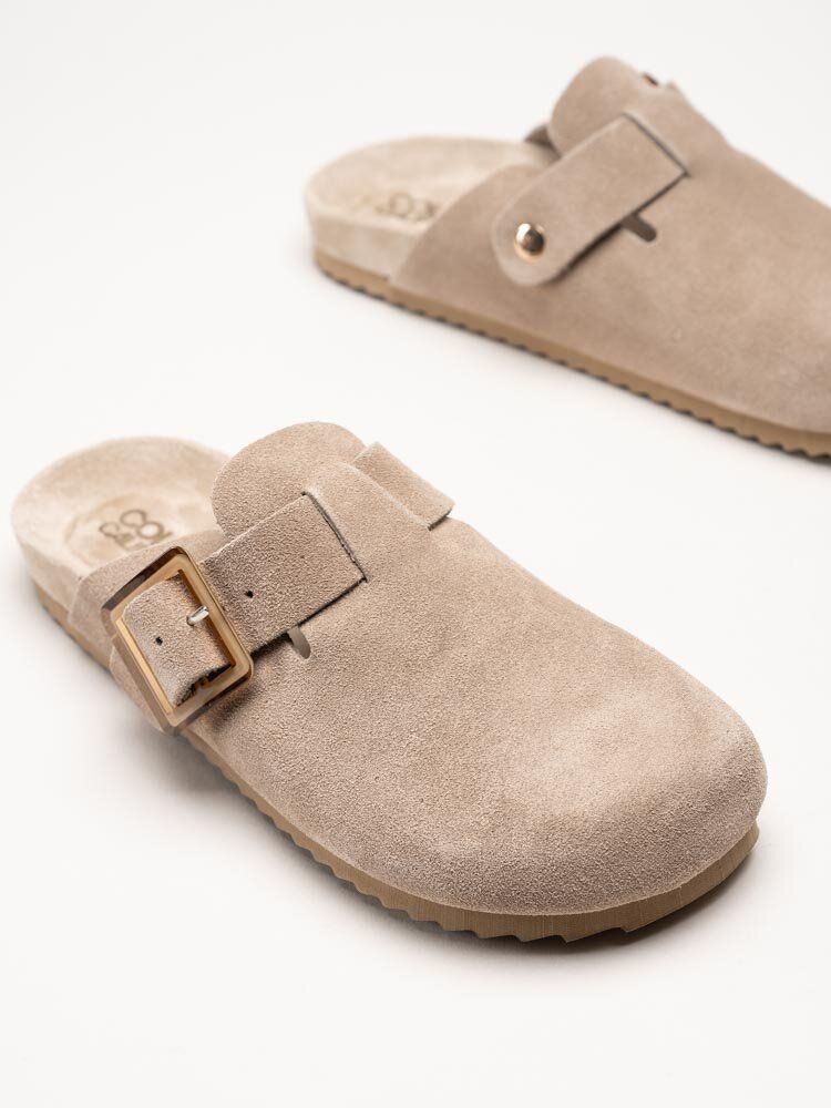 Colors of California - HC.BIO086-mud - Beige slip in tofflor i mocka