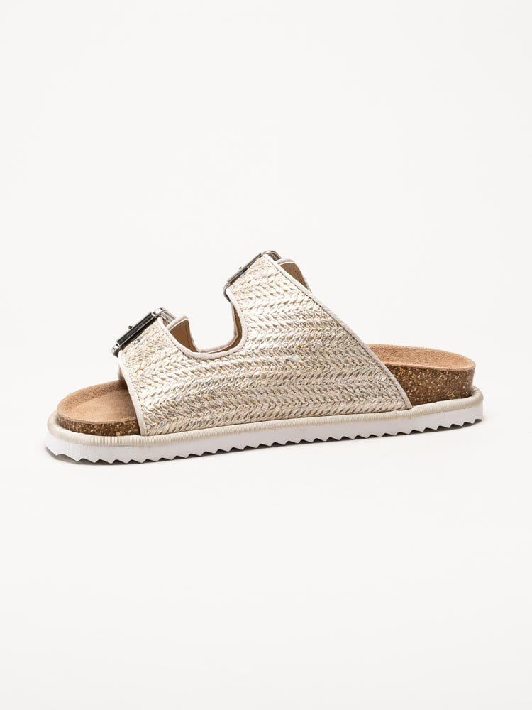 Colors of California - Silvriga Bio-sandaler i fin flätning