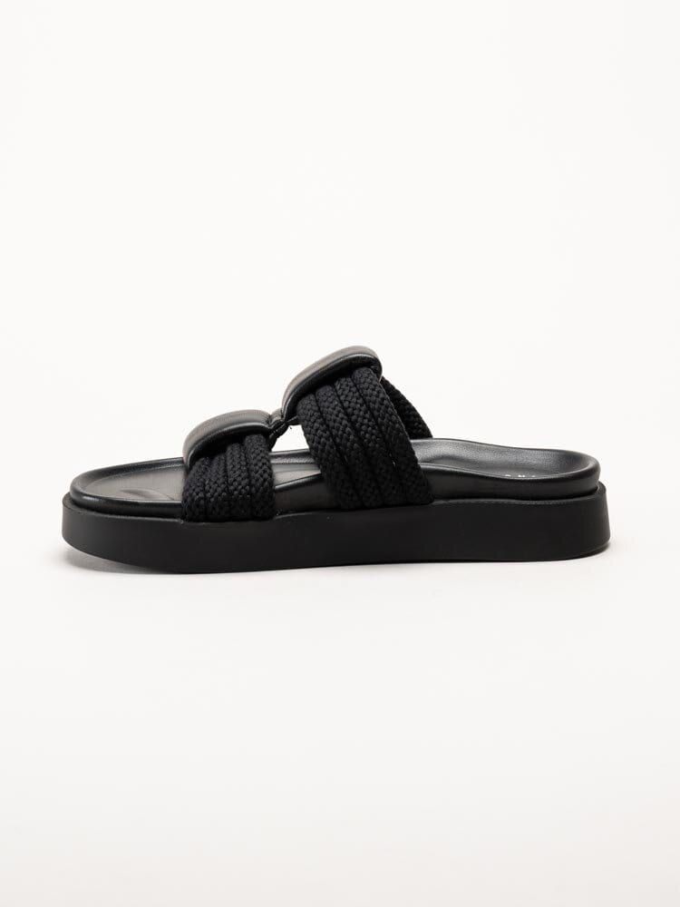 Inuikii - Cord Athena - Svarta slip in sandaler i skinn
