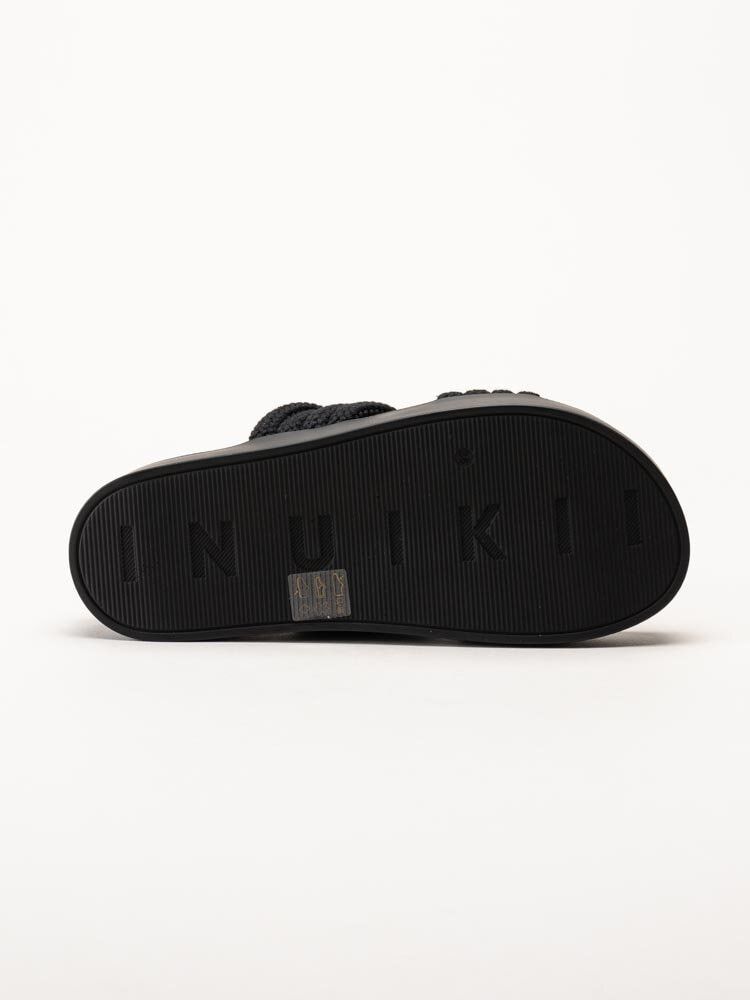 Inuikii - Cord Athena - Svarta slip in sandaler i skinn