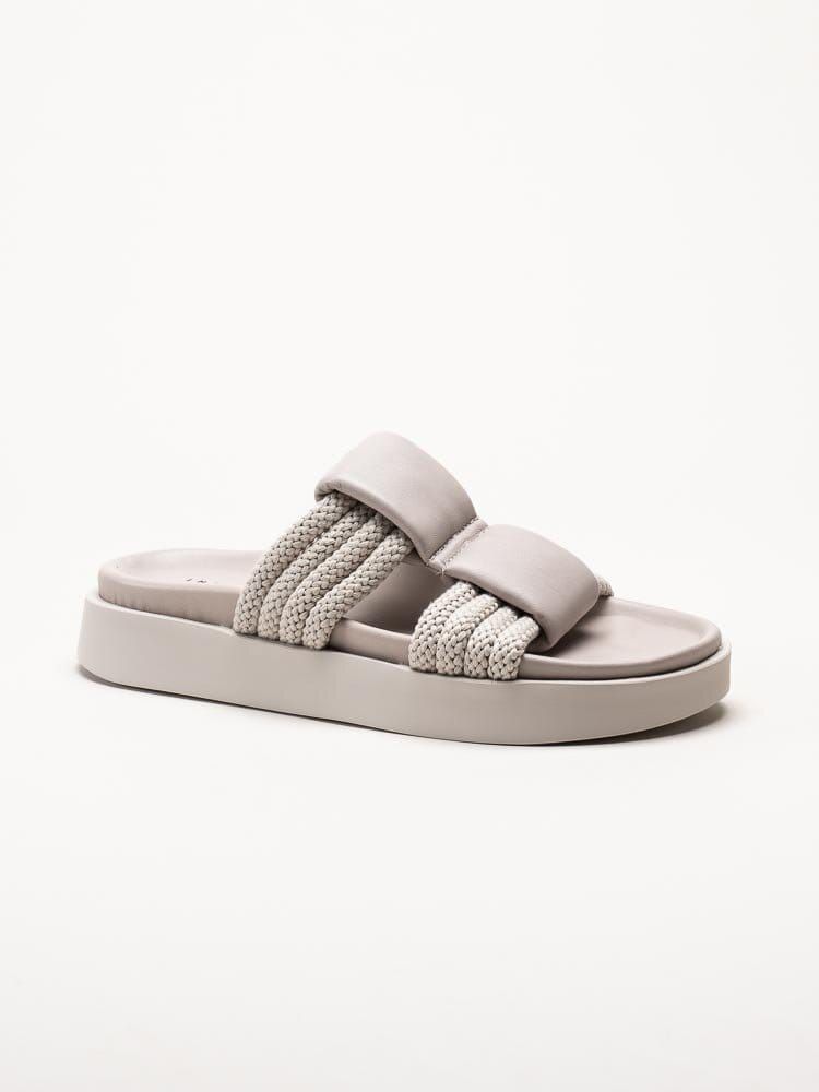 Inuikii - Cord Athena - Grå slip in sandaler i skinn