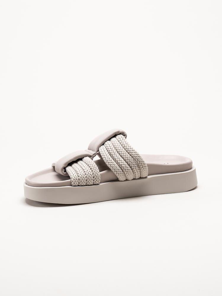 Inuikii - Cord Athena - Grå slip in sandaler i skinn