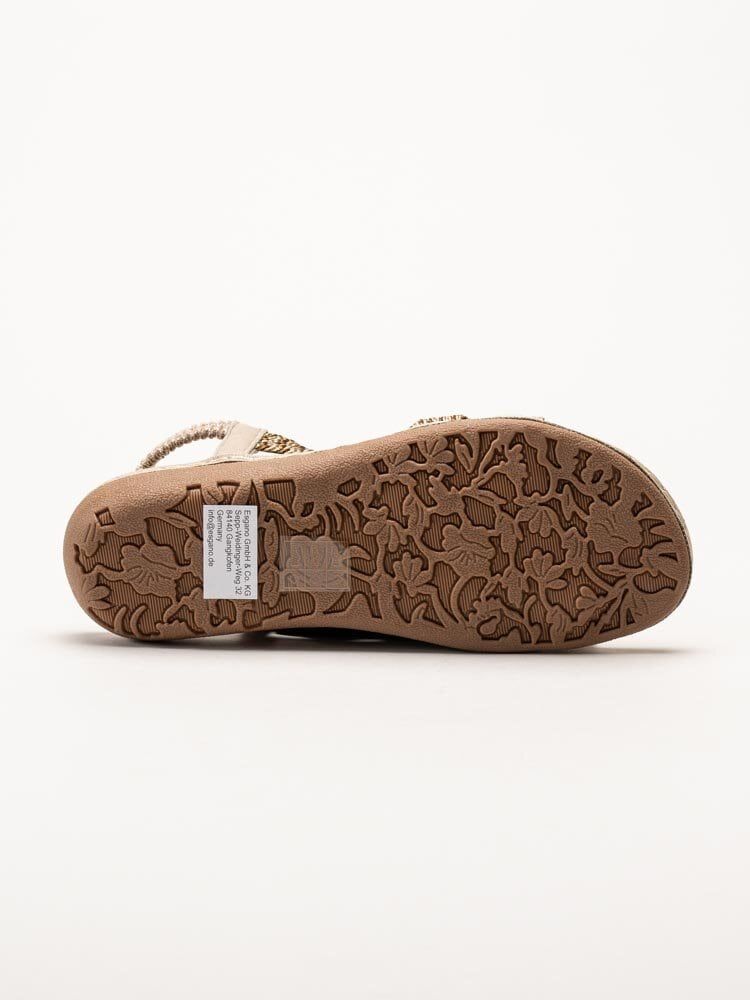 Andrea Conti - Guldiga t-sleif sandaler