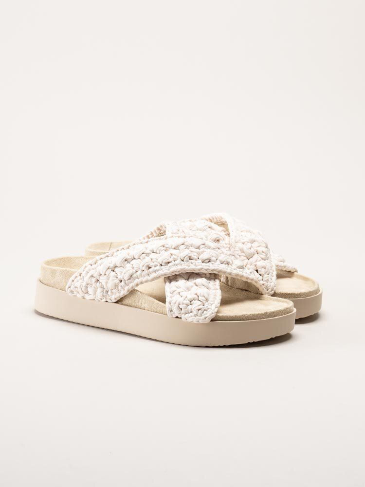 Exani - Leona - Vita slip in tofflor