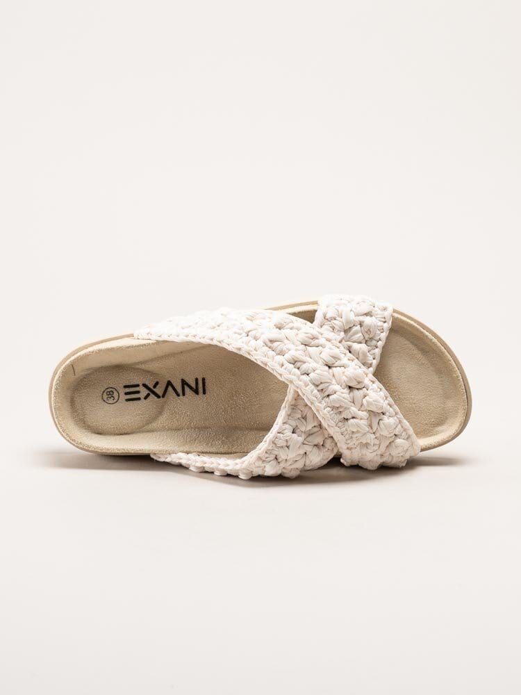 Exani - Leona - Vita slip in tofflor