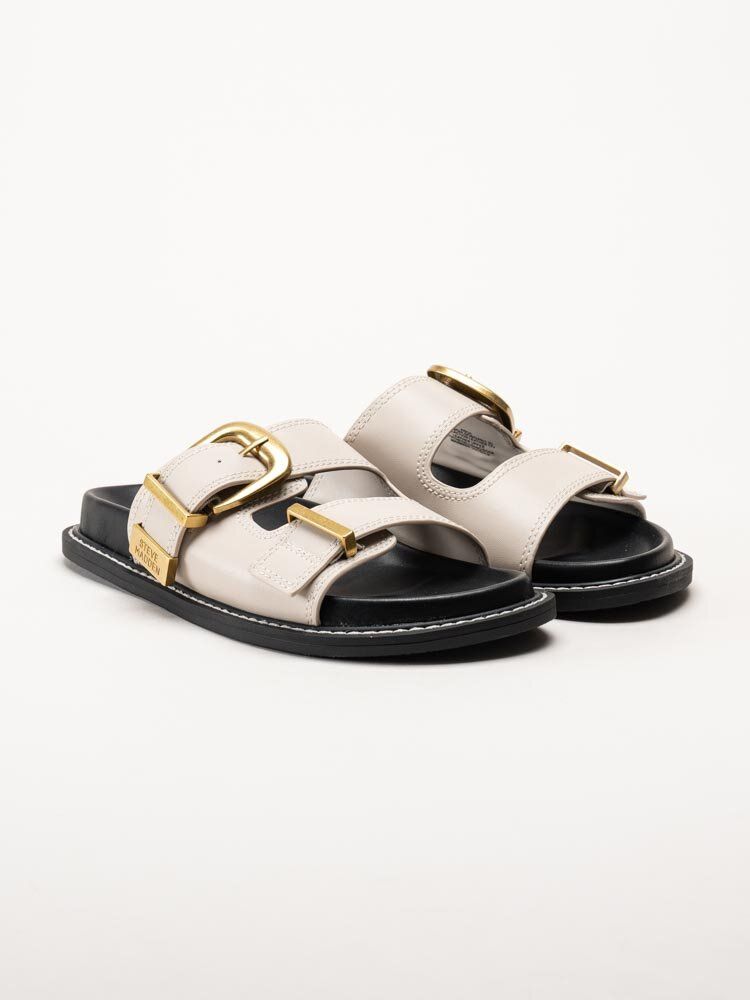 Steve Madden - Arch-E - Beige slip in sandaler i skinn