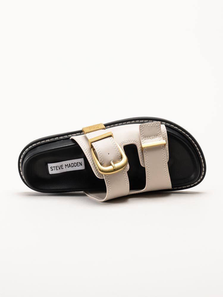 Steve Madden - Arch-E - Beige slip in sandaler i skinn