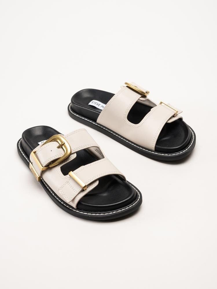 Steve Madden - Arch-E - Beige slip in sandaler i skinn