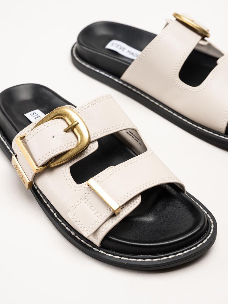 Steve Madden - Arch-E - Beige slip in sandaler i skinn