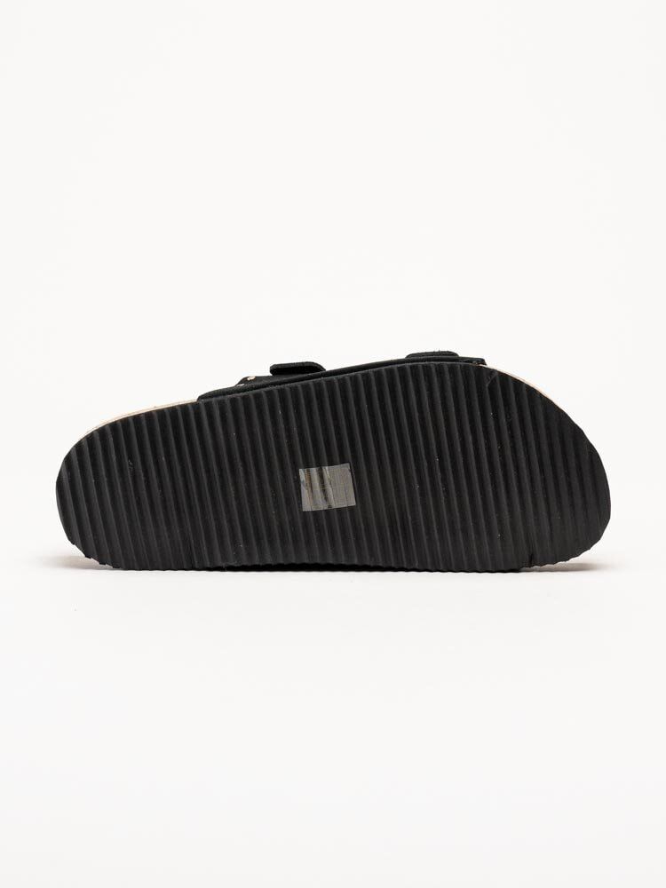 CpH Comfort - Svarta slip in sandaler i mocka