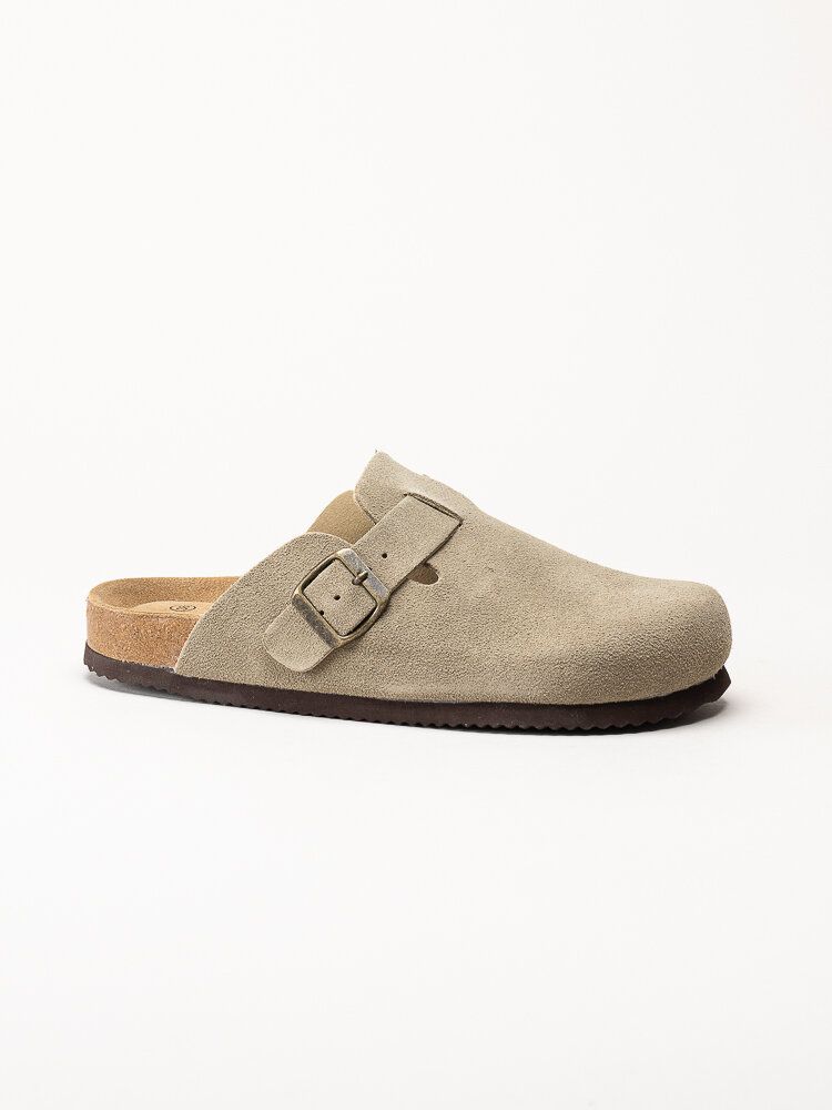 CpH Comfort - Bio Clog Suede - Beige slip in tofflor i mocka