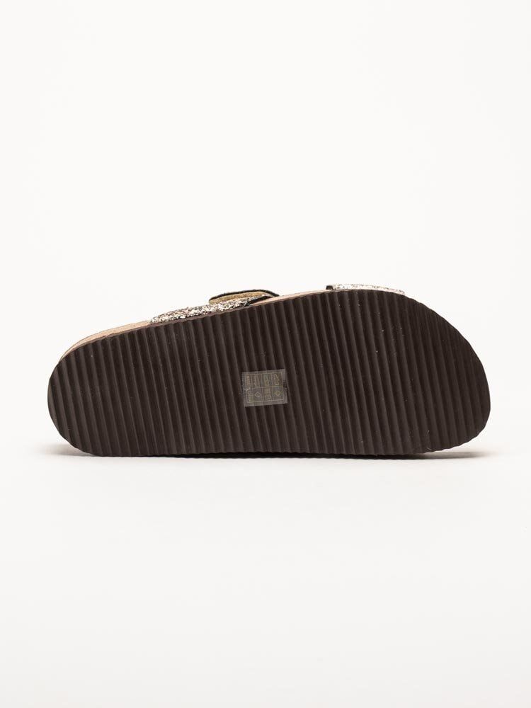 CpH Comfort - Guldglittriga slip in sandaler