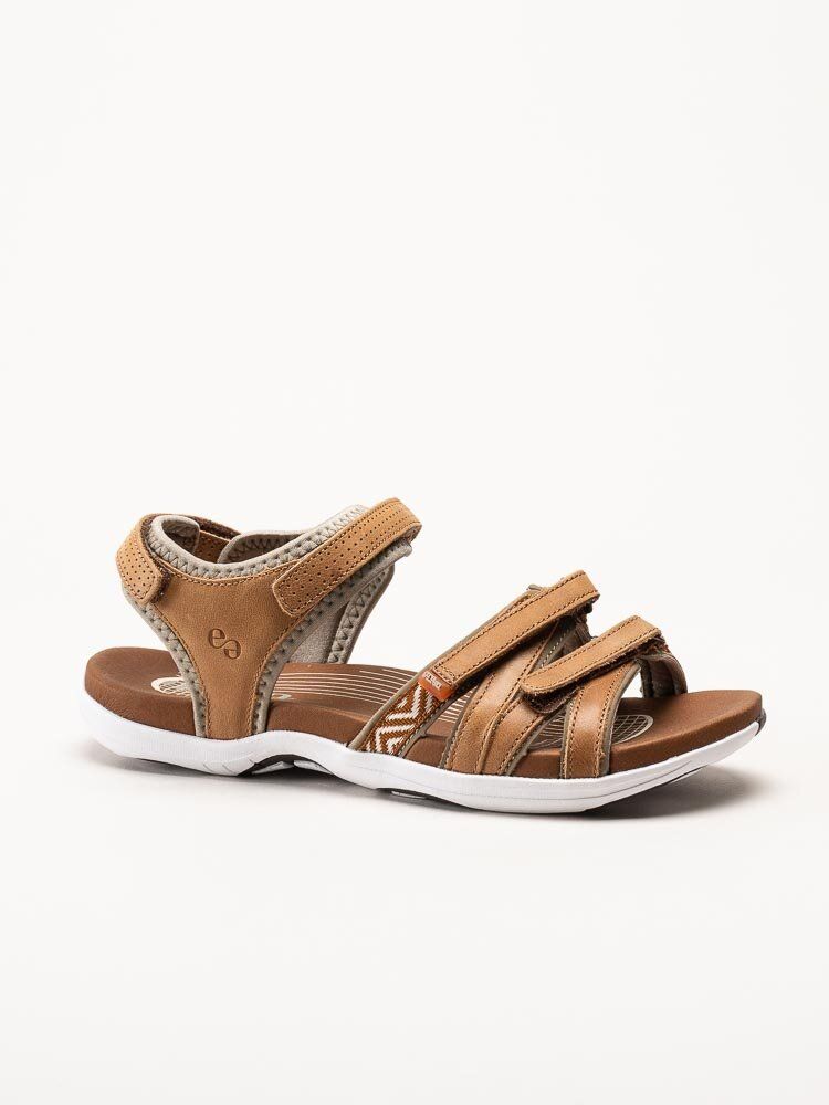Green Comfort - Corsica W - Ljusbrun sandal i mjukt skinn