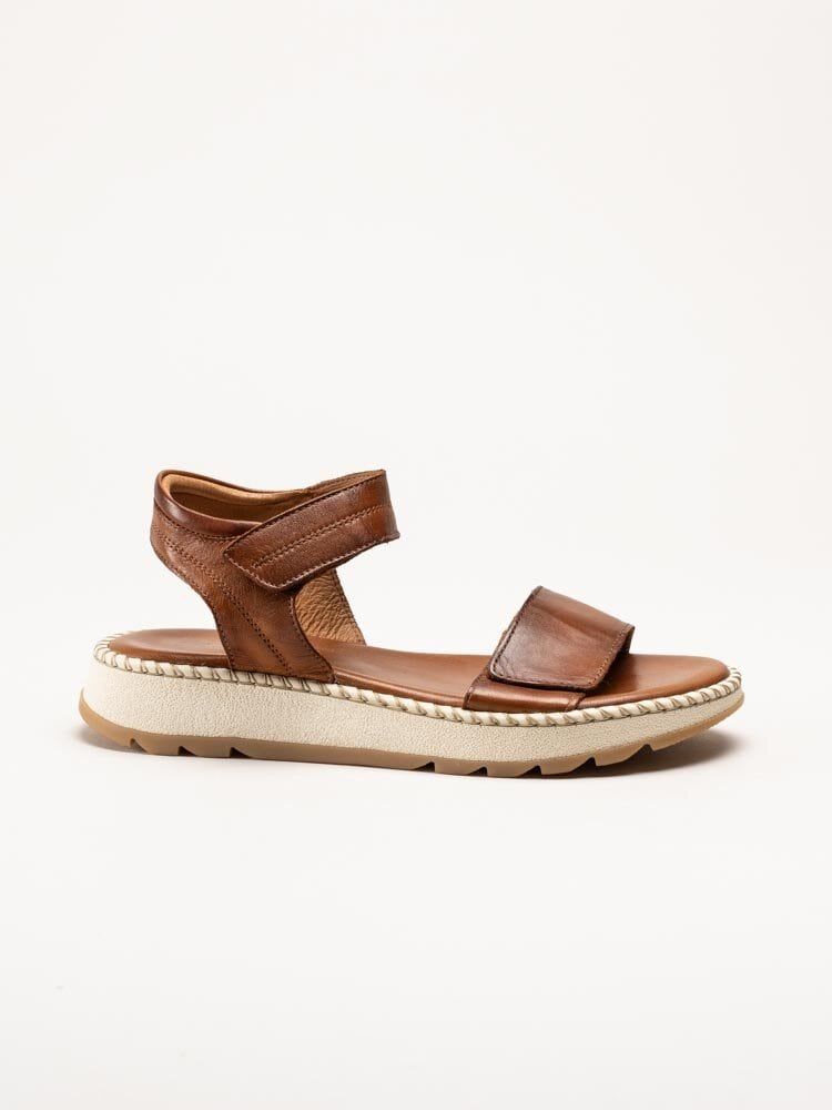 Rosa Negra - Bruna sandaler i skinn