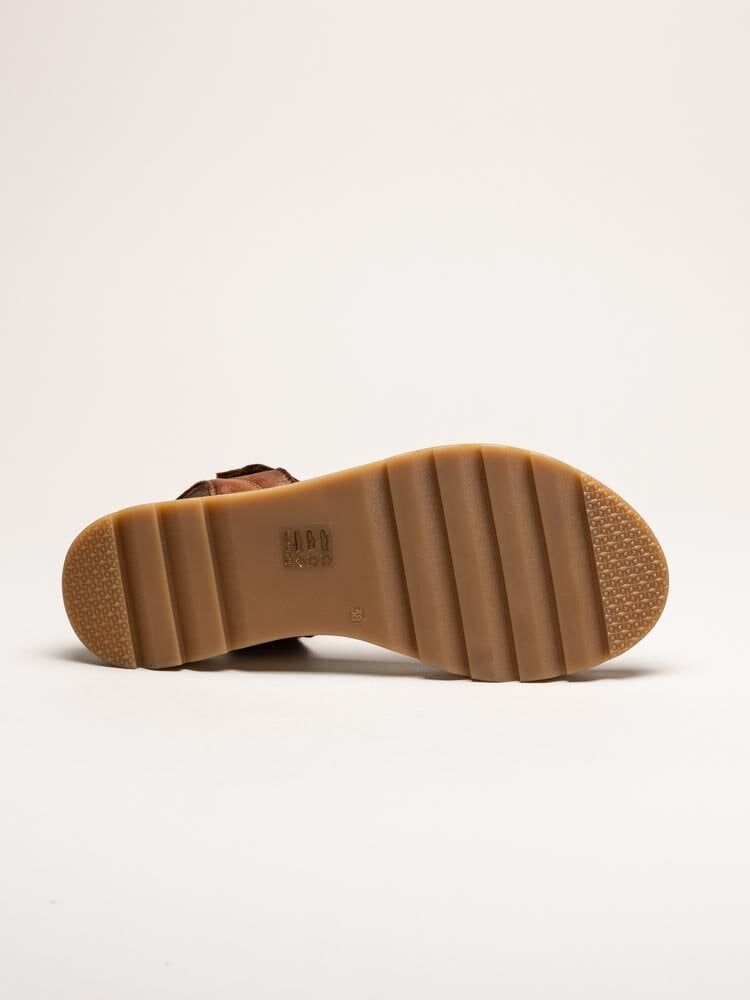 Rosa Negra - Bruna sandaler i skinn