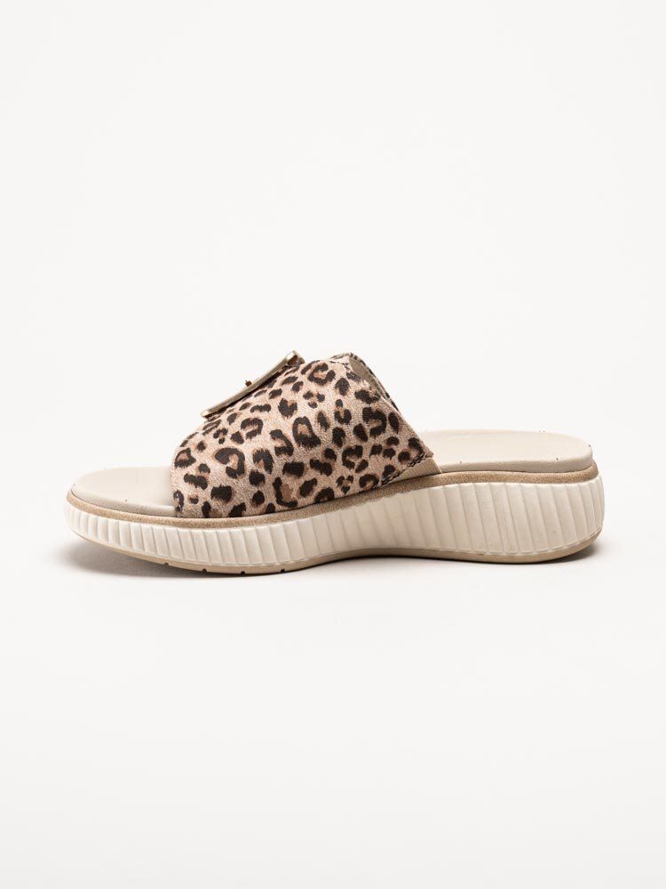 Jana - Leopardmönstrade slip in tofflor
