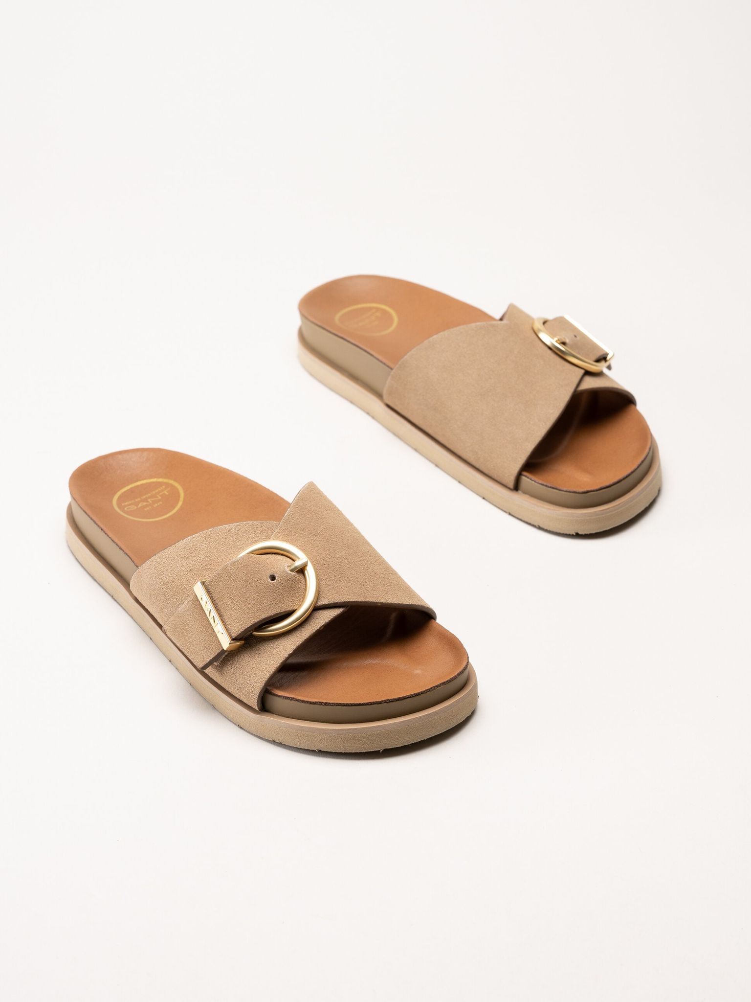 Gant Footwear - Mardale - Beige slip in sandaler i mocka