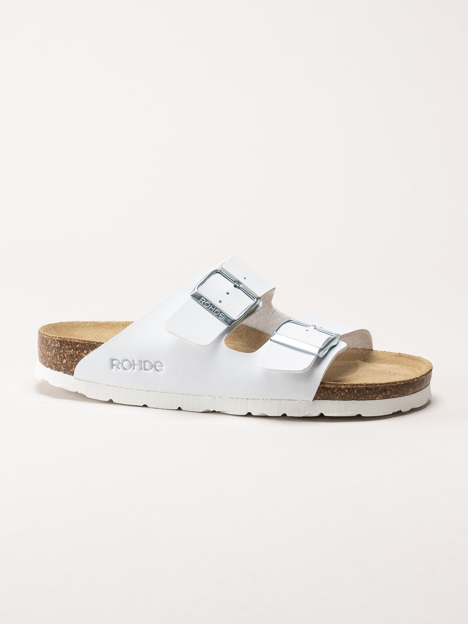 Rohde - Alba - Vita klassiska slip in biosandaler