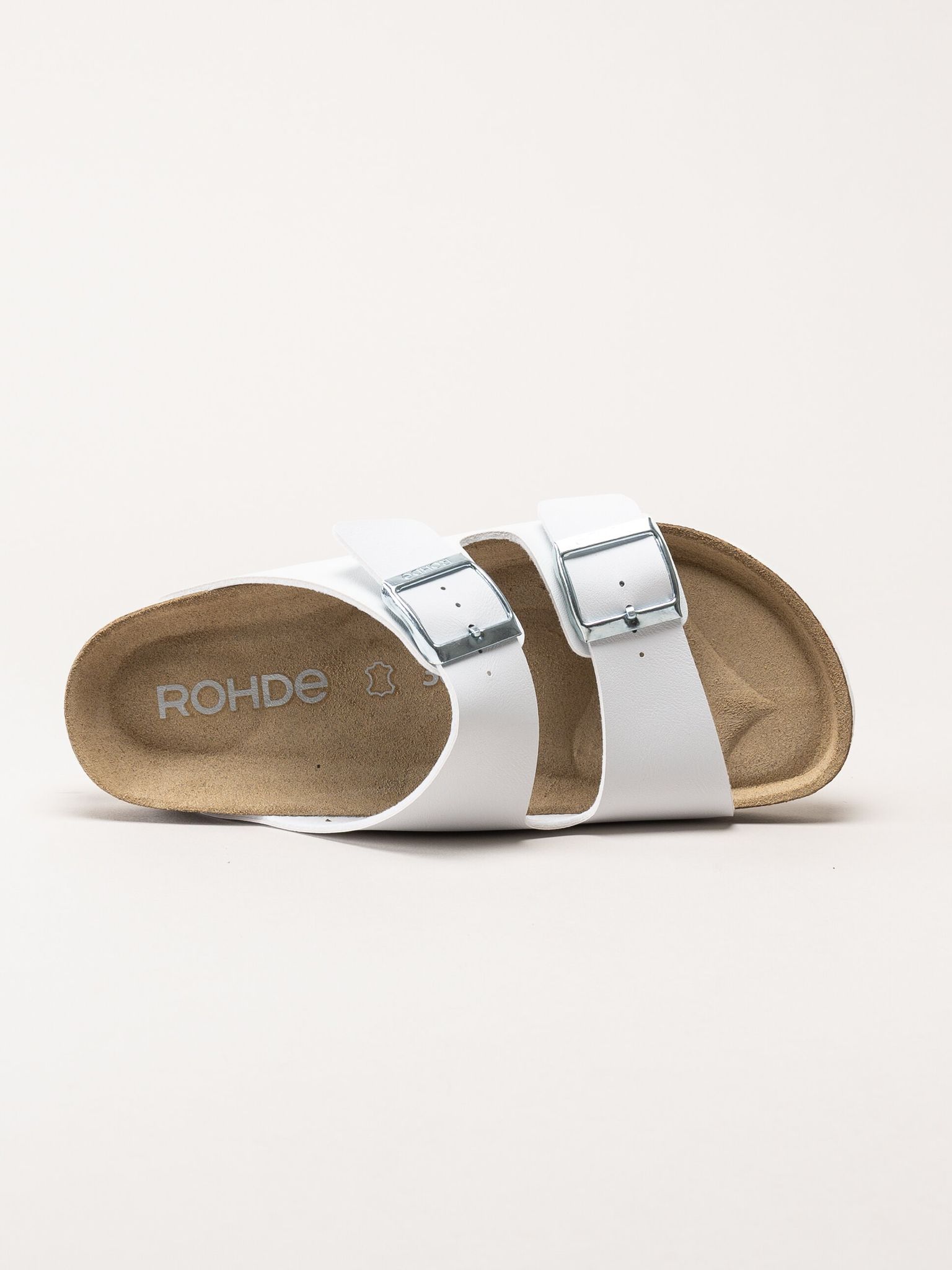 Rohde - Alba - Vita klassiska slip in biosandaler