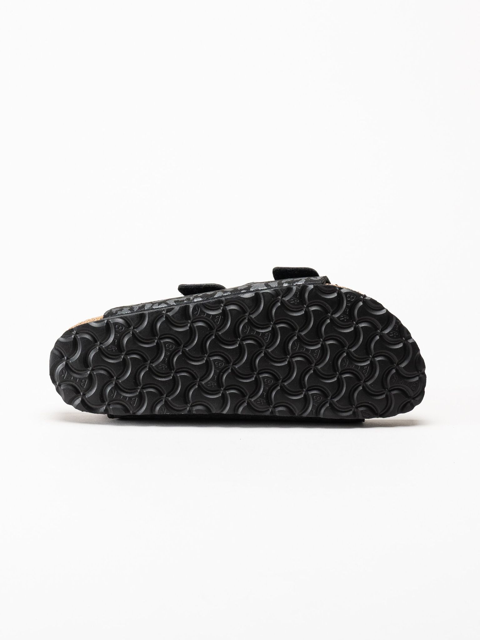 Birkenstock - Arizona BS Synt - Svarta slip in sandaler med print