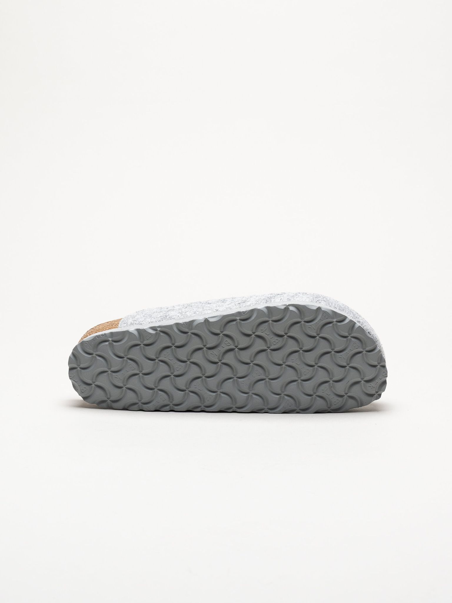 Birkenstock - Amsterdam Wool Felt - Ljusgrå tofflor i ullfilt