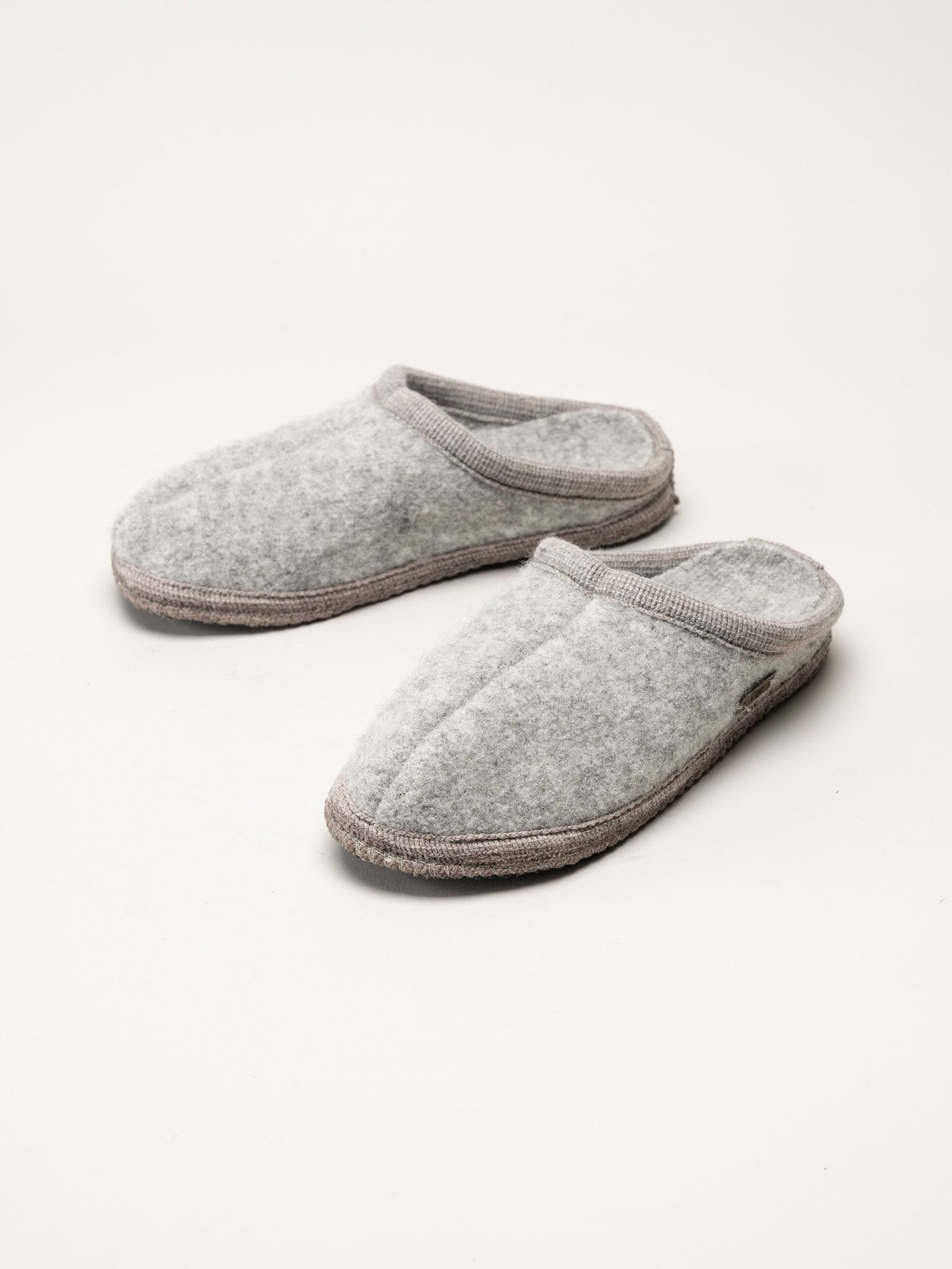 Ulle - Ulle Original - Grå slip in ulltofflor
