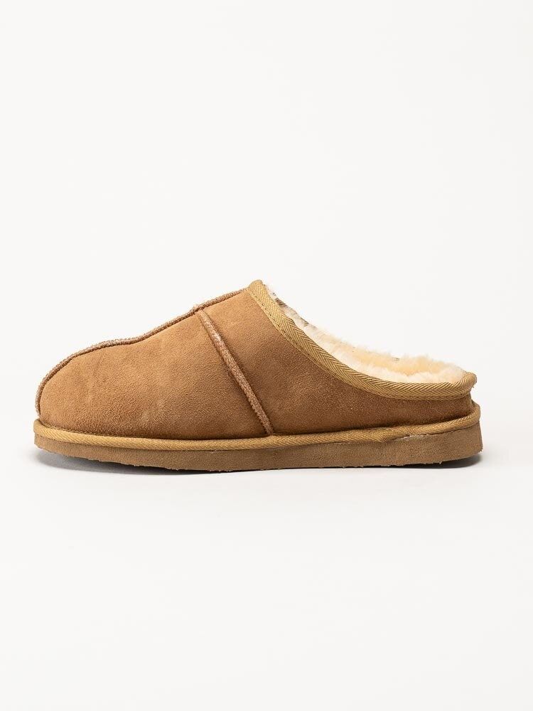 Shepherd - Bobo - Ljusbruna slip in tofflor i mocka