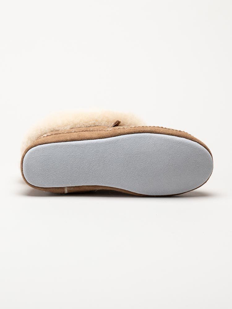 Shepherd - Emmy - Bruna slip on fårskinnstofflor