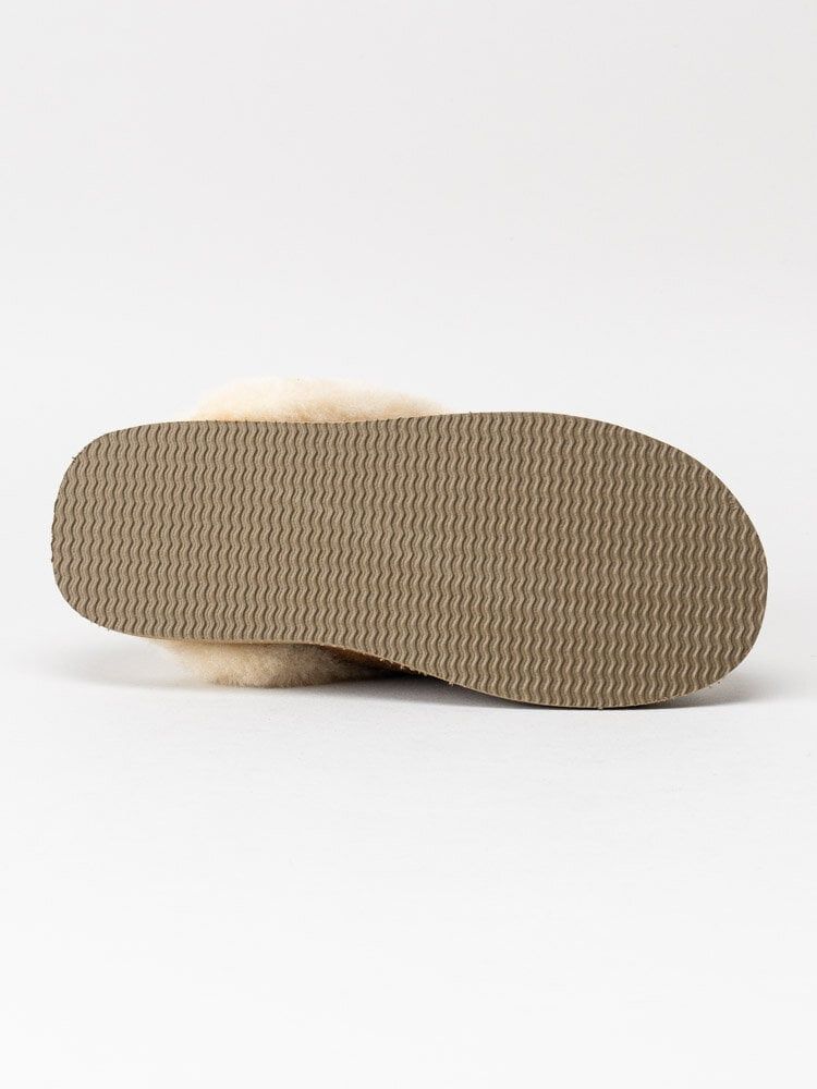 Shepherd - Jessica - Ljusbruna slip in fårskinnstofflor