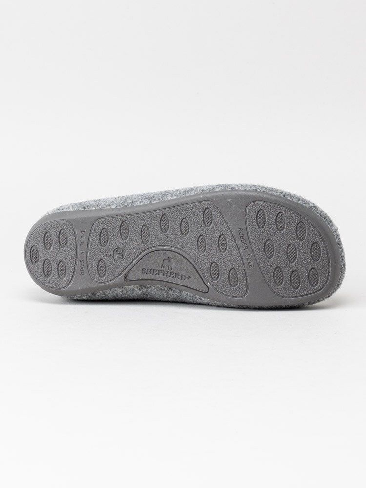 Shepherd - Cilla - Grå slip in tofflor i ull