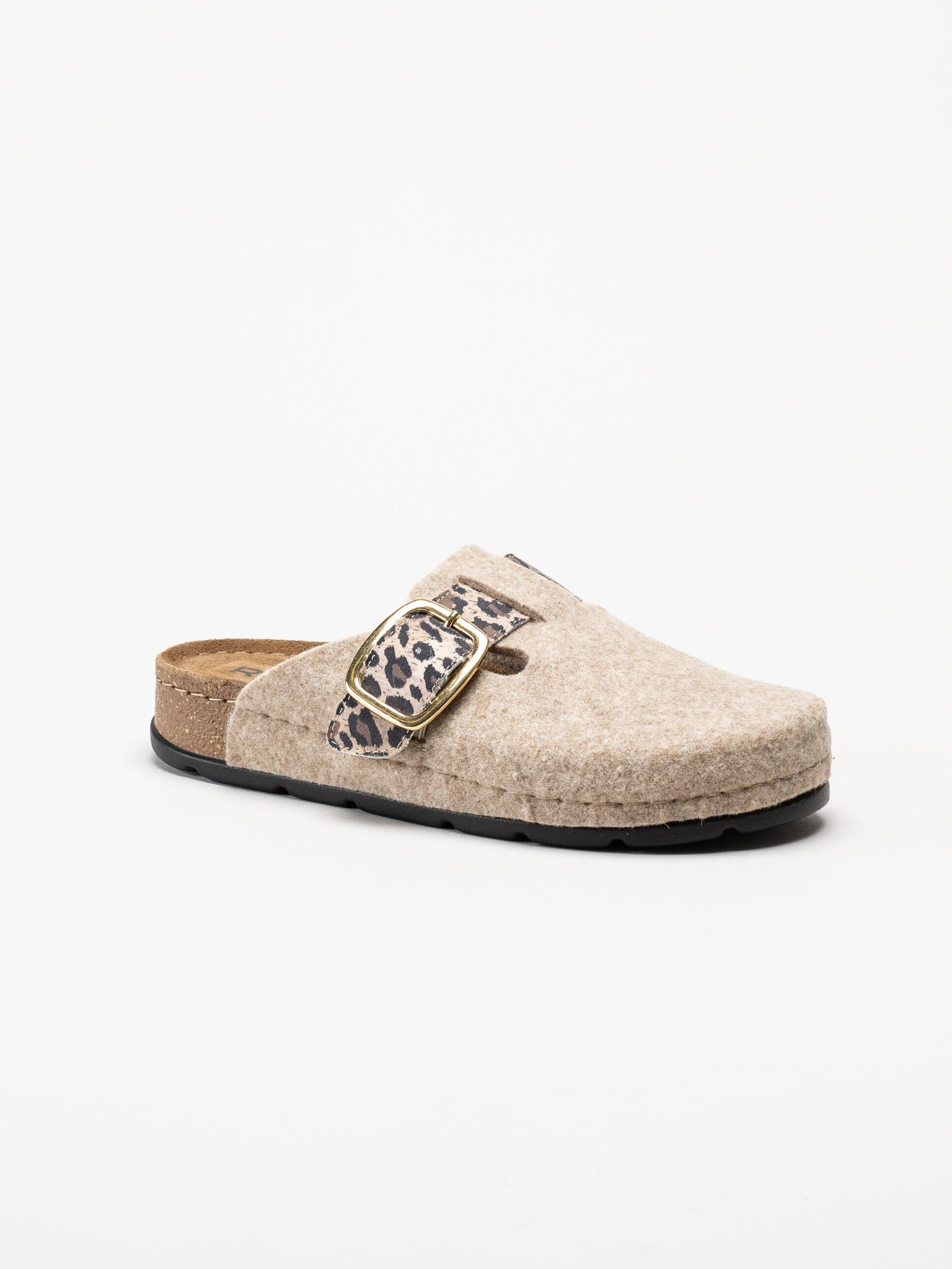 Rohde - D.Soave - Beige tofflor i filt