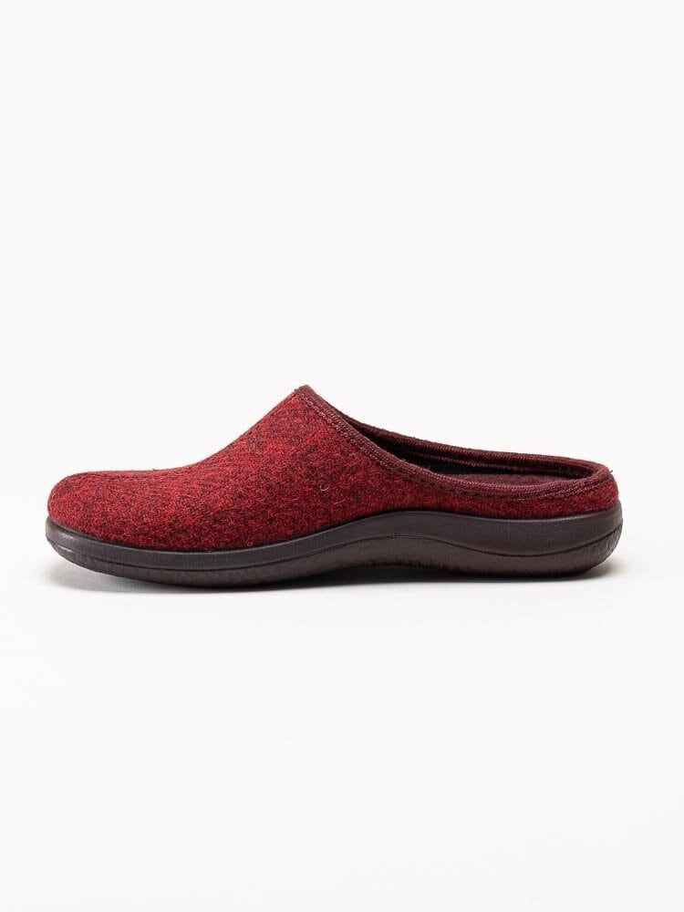 Rohde - Bari - Vinröda tofflor i ullfilt