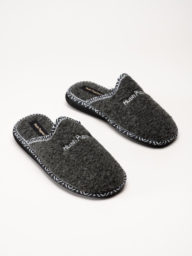 Hush Puppies - Women´s Lola - Mökrgrå tofflor i filt