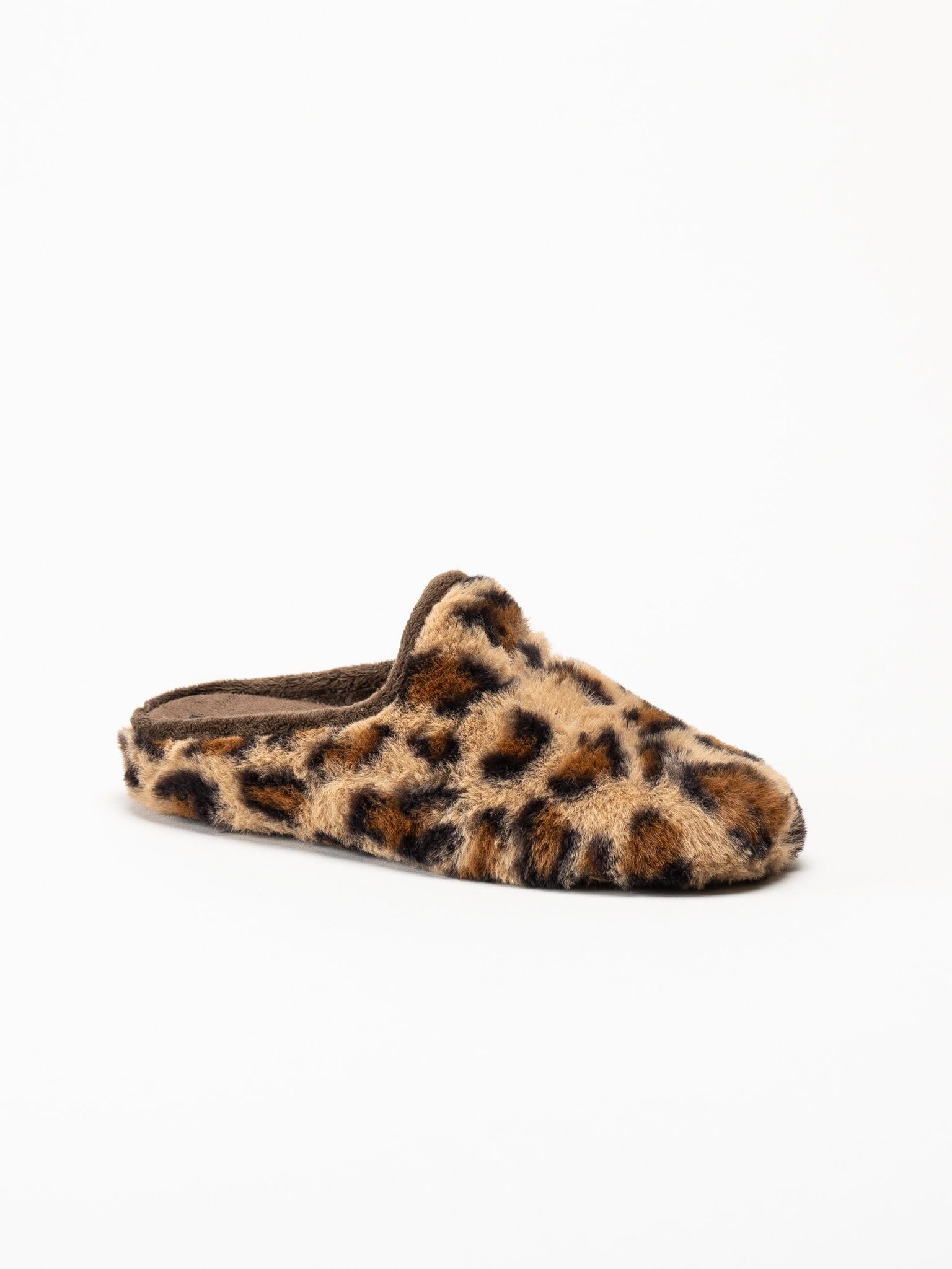Hush Puppies - Women´s Olivia - Bruna leopardmönstrade tofflor