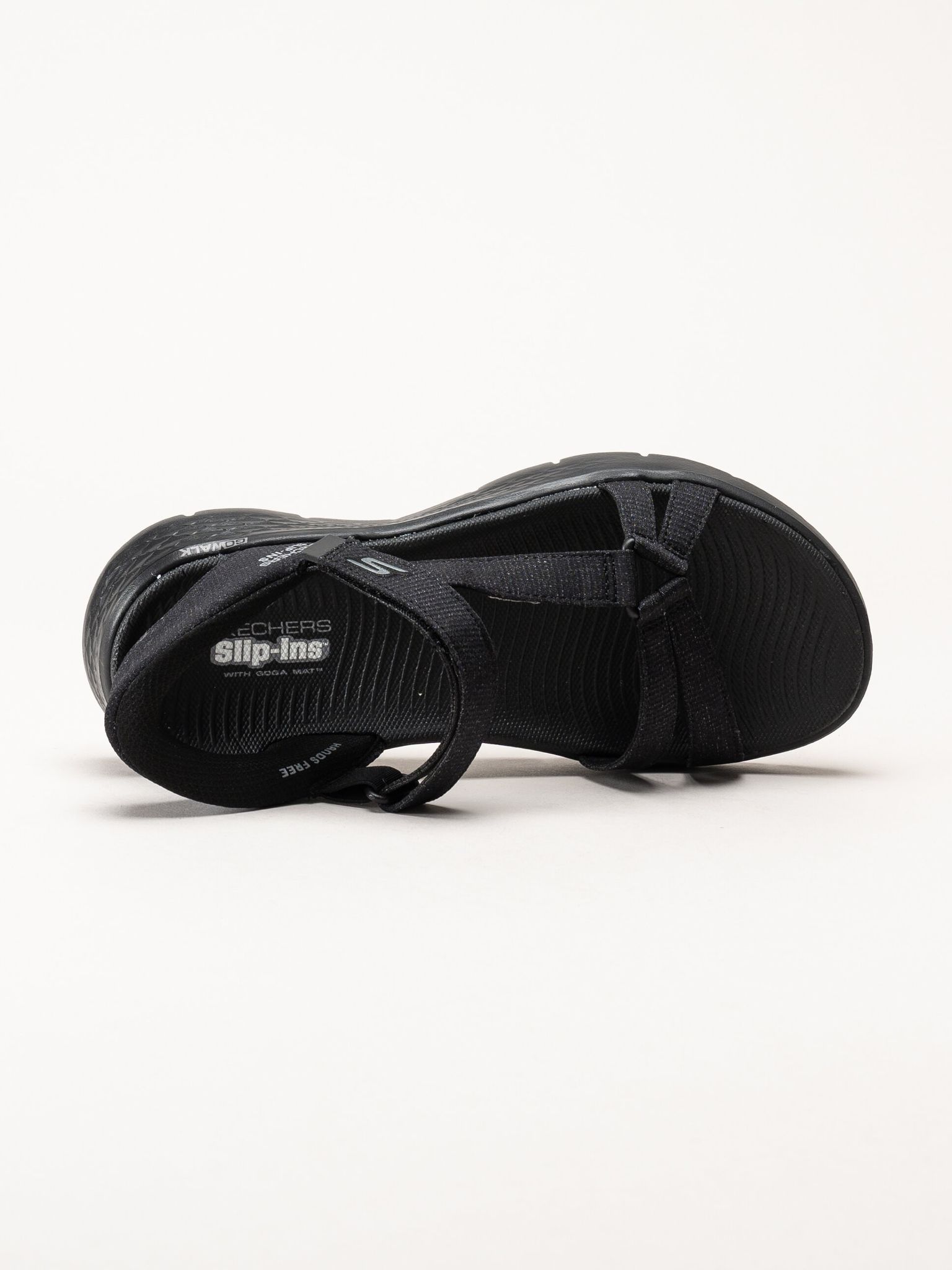 Skechers - Go Walk Flex Sandal - Svarta slip in sandaler