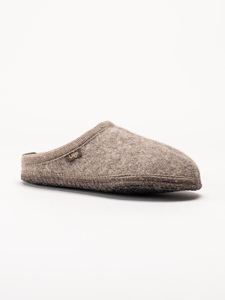 Ulle - Ulle Stripe - Beige slip in tofflor i ull