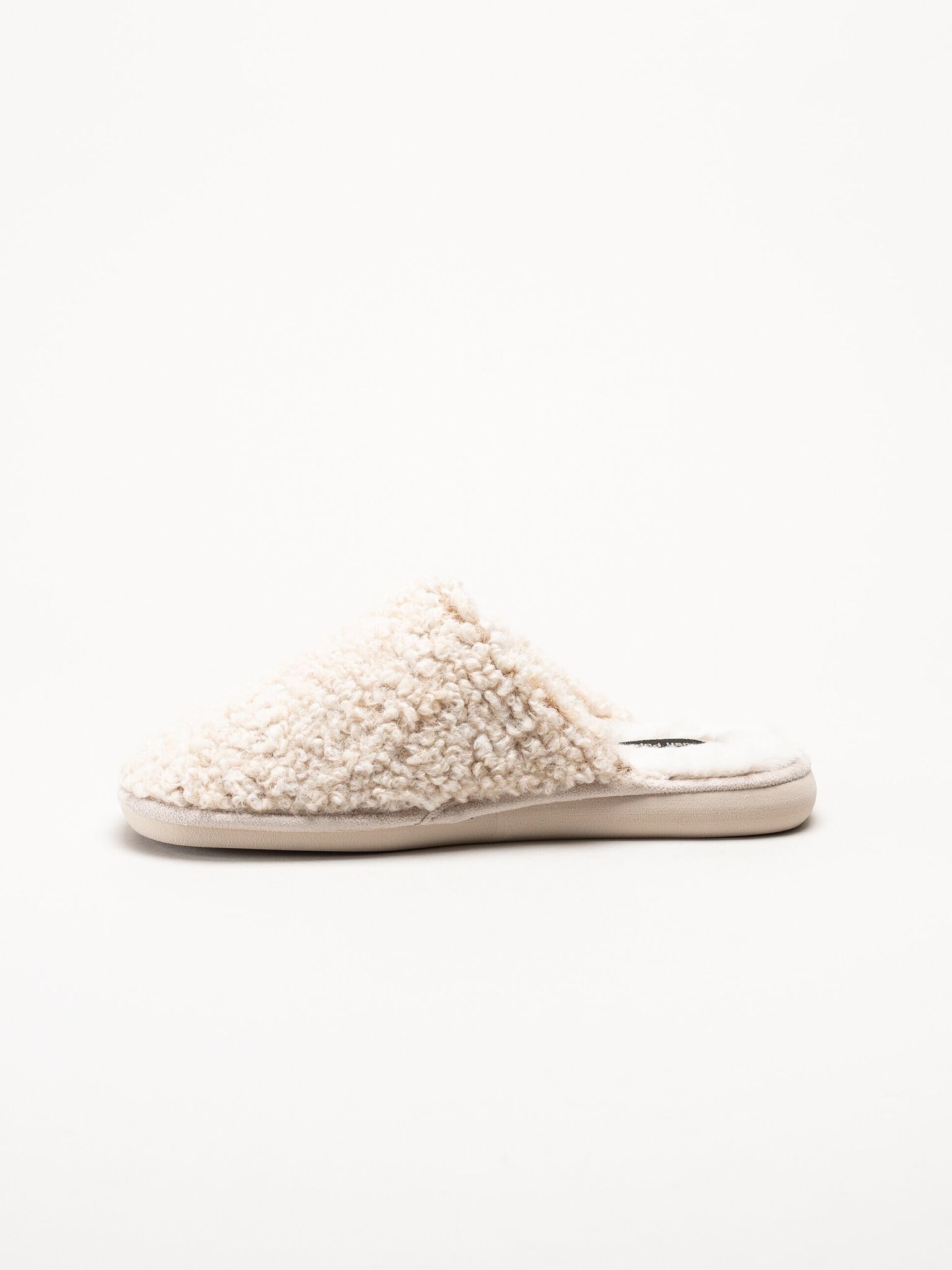 Hush Puppies - Women´s Imelda - Beiga tofflor i ullimitation