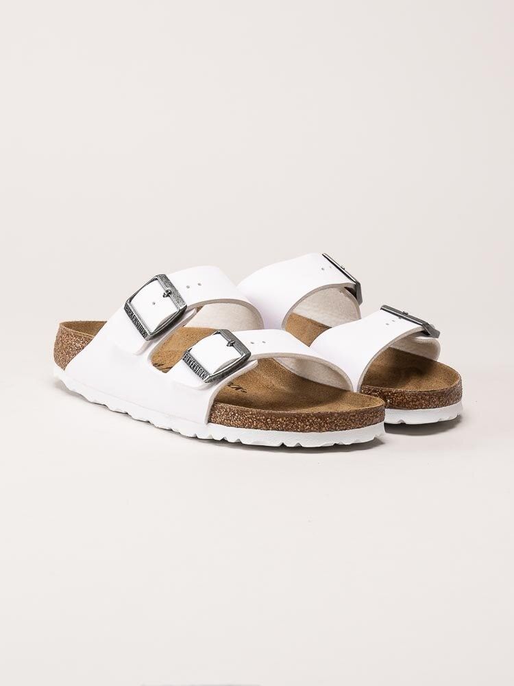 Birkenstock - Arizona Birkoflor - Vita slip in sandaler