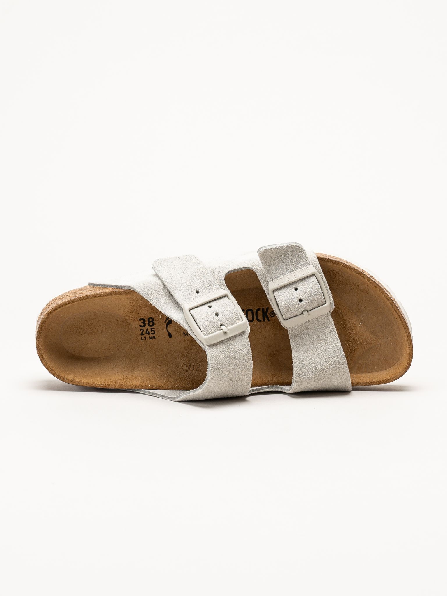 Birkenstock - Arizona - Ljusgrå sandaler