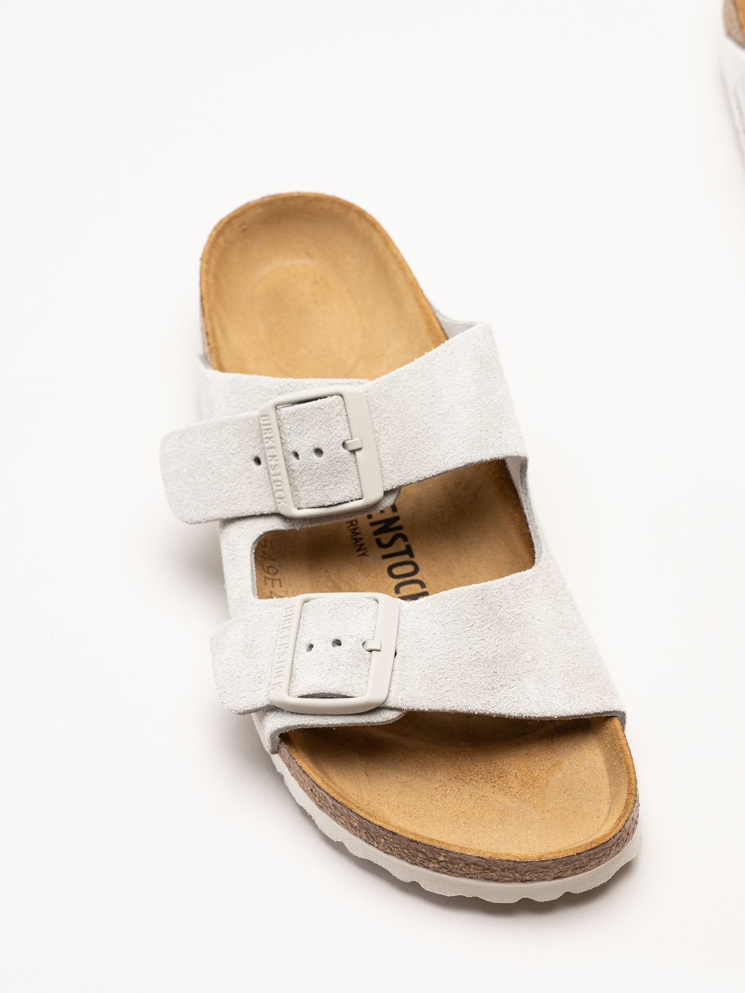 Birkenstock - Arizona - Ljusgrå sandaler