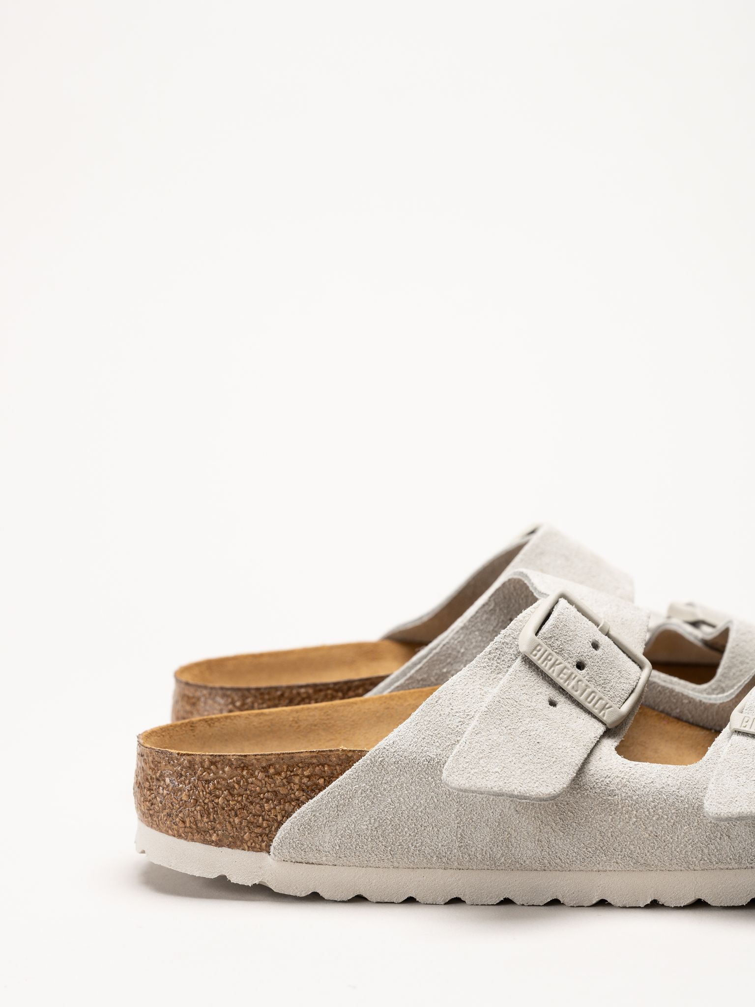 Birkenstock - Arizona - Ljusgrå sandaler