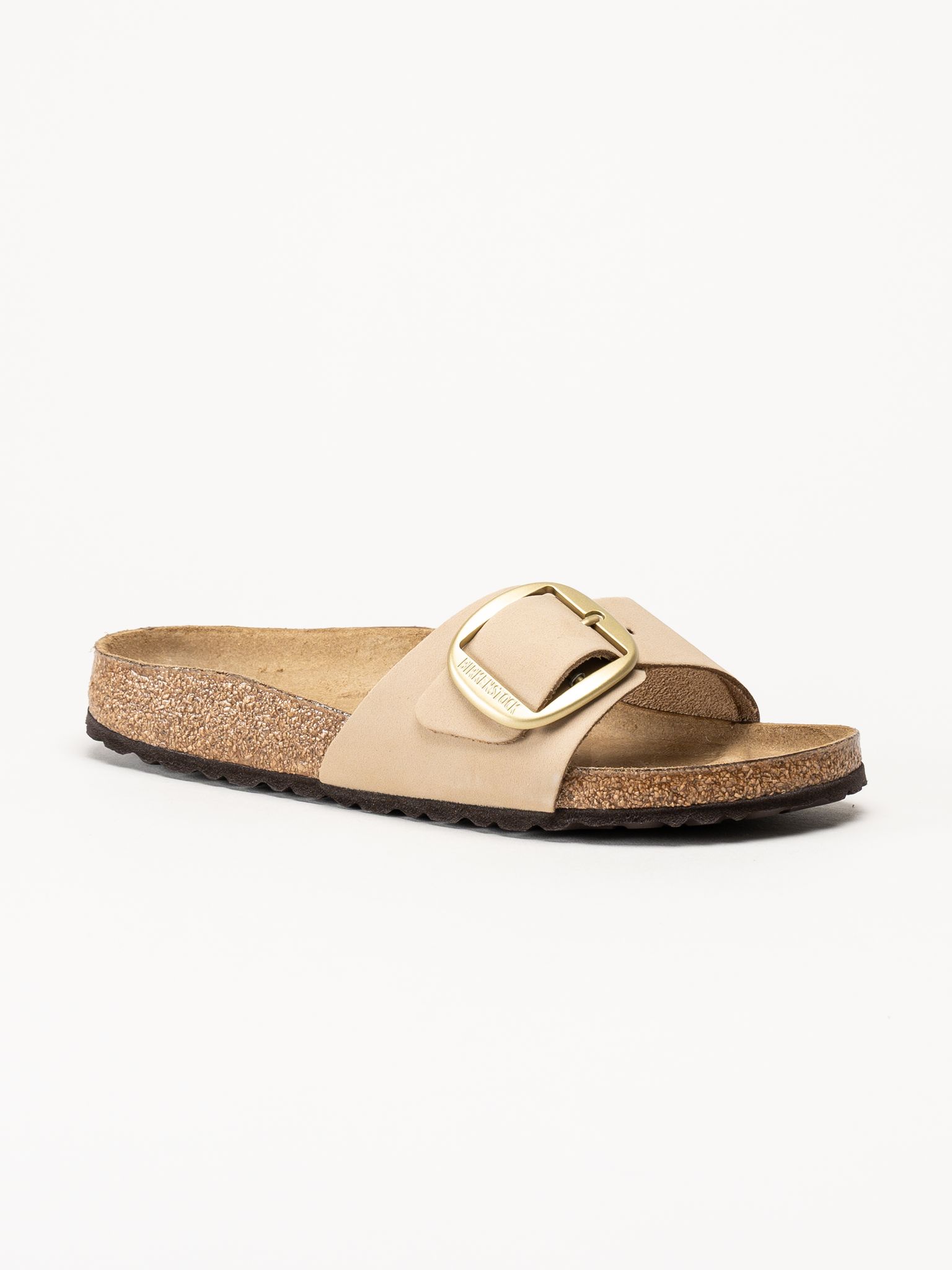 Birkenstock - Madrid Big Buckle - Beige sandaler