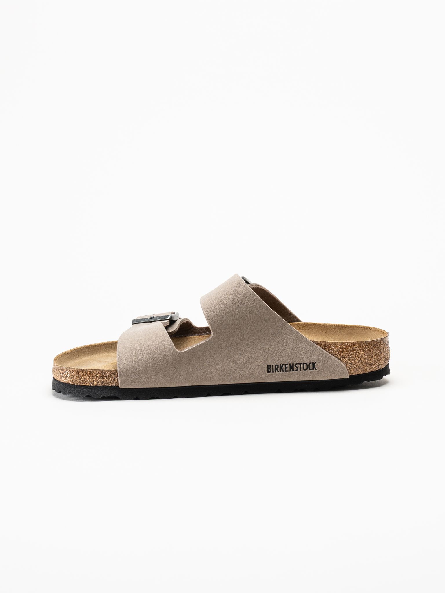 Birkenstock - Arizona Birko-Flor - Beige slip in sandaler