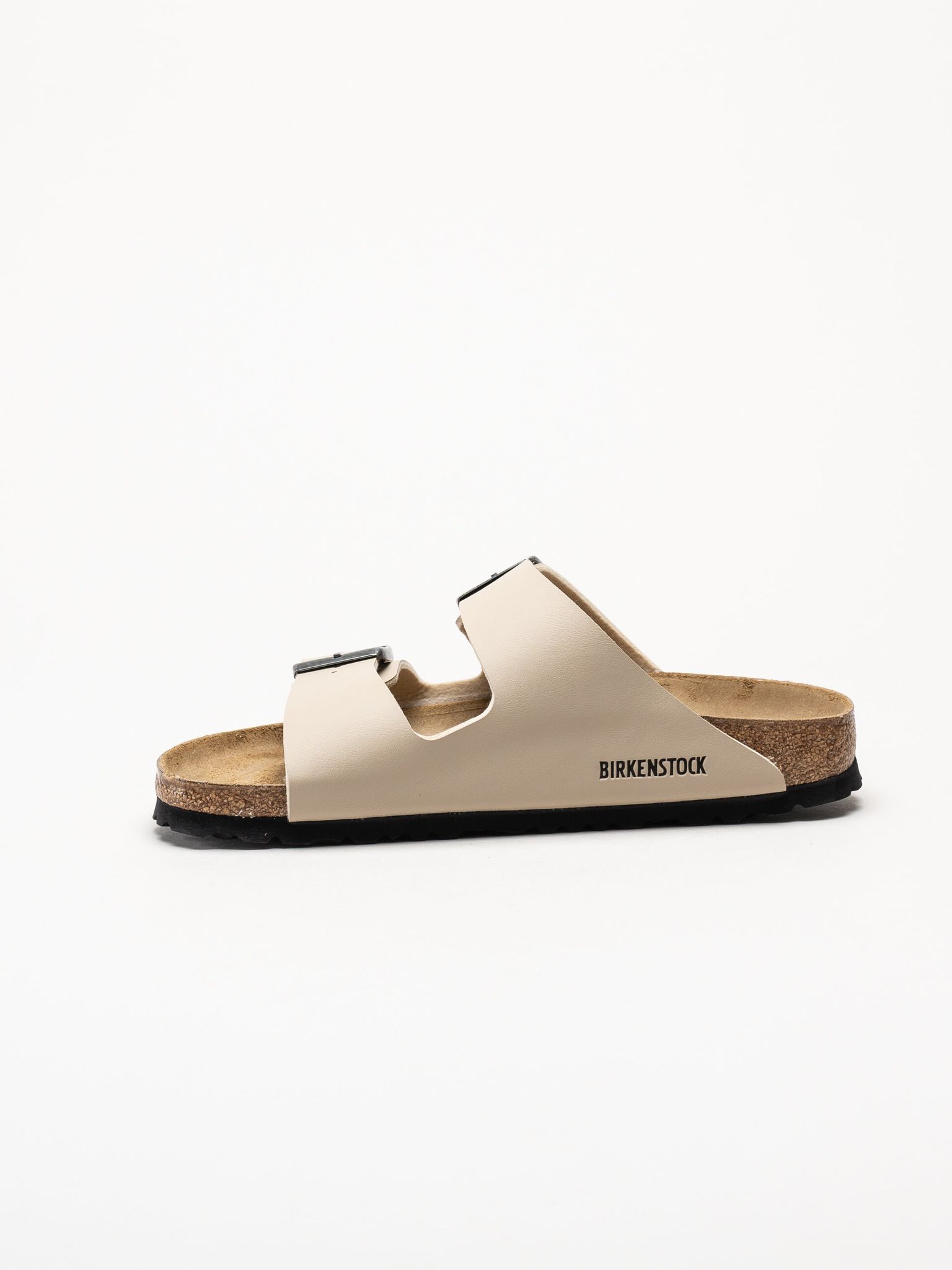 Birkenstock - Arizona Birko-Flor - Beige slip in sandaler