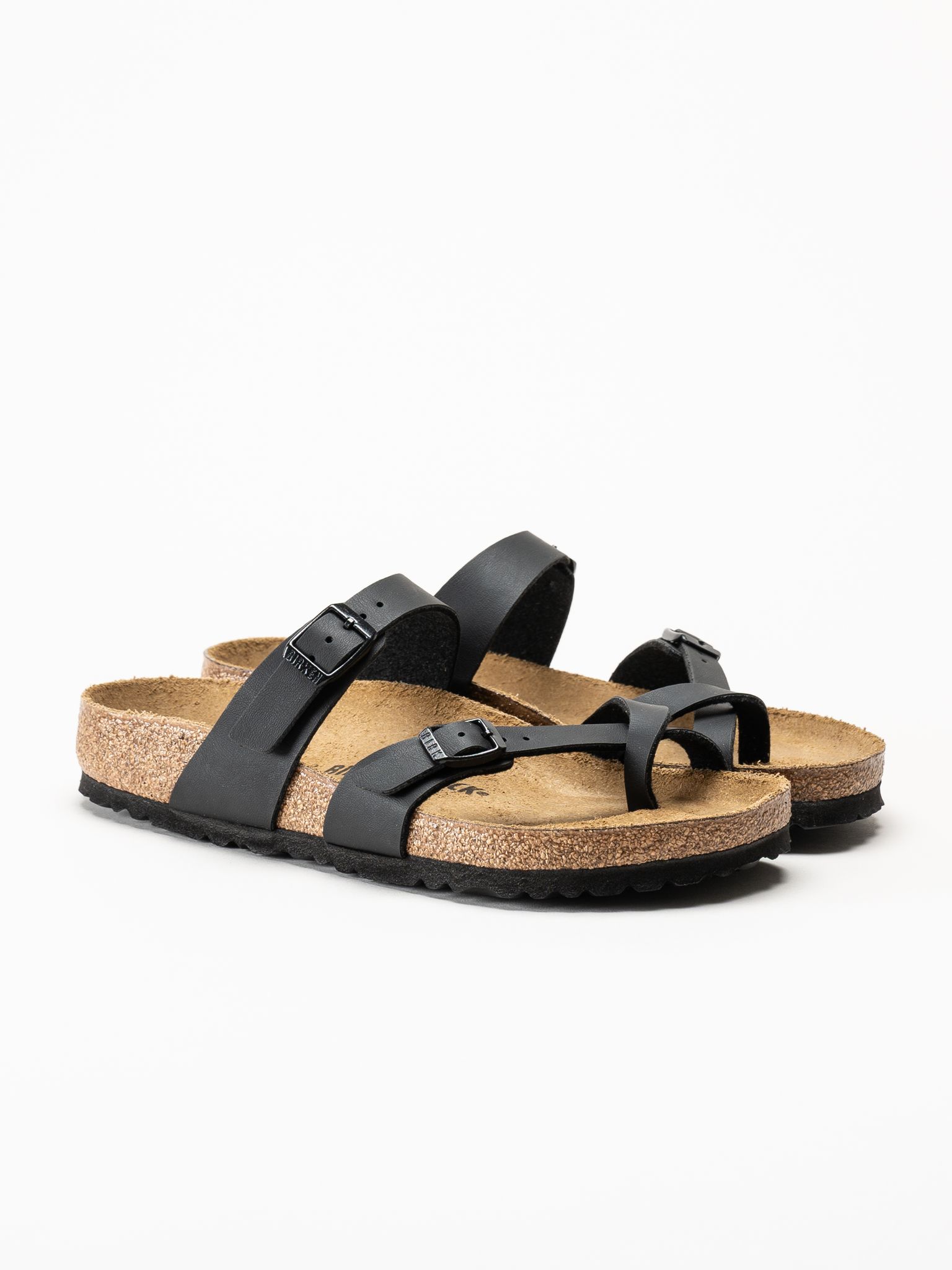 Birkenstock - Mayari Birko-Flor - Svarta slip in sandaler