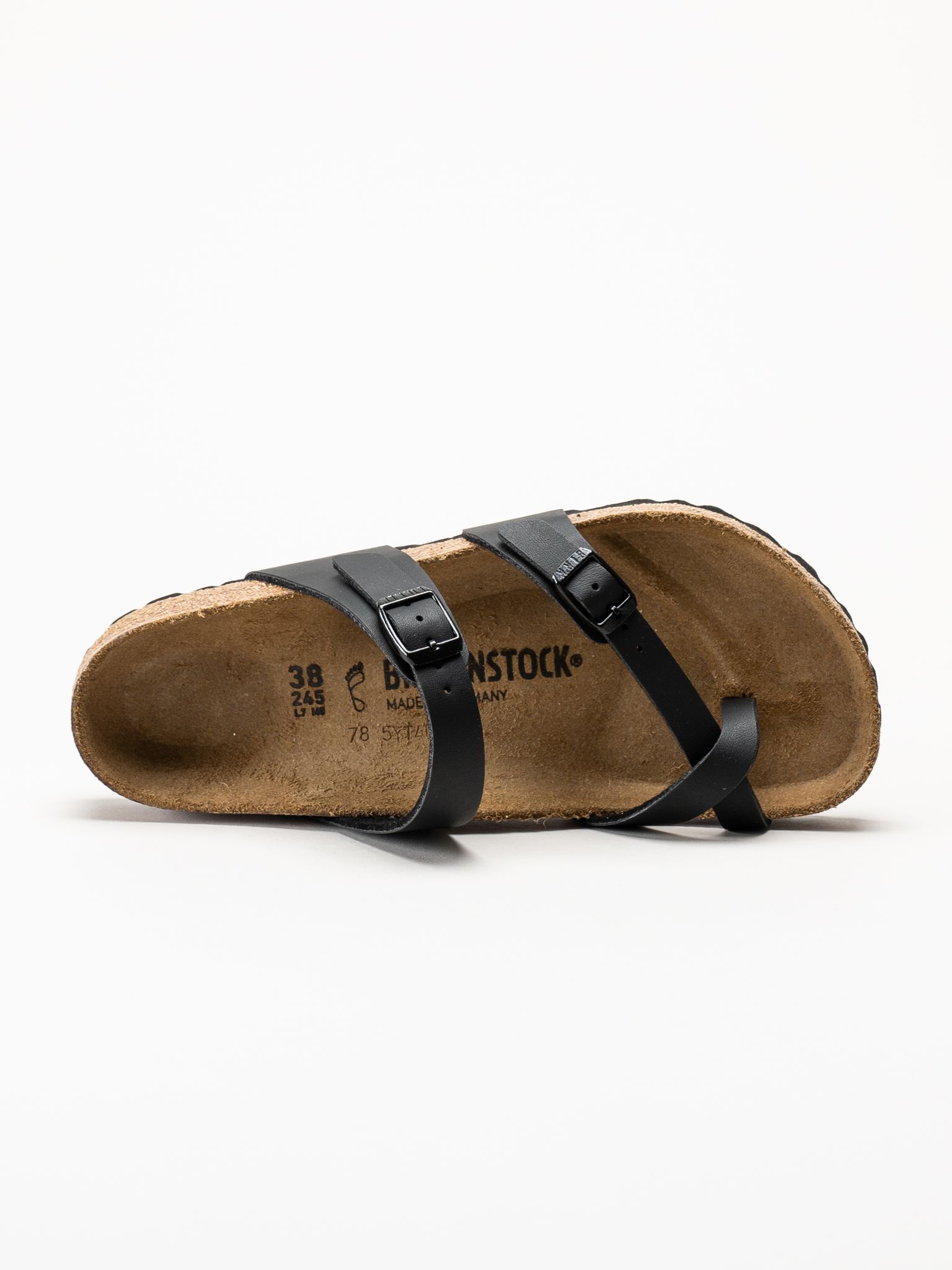 Birkenstock - Mayari Birko-Flor - Svarta slip in sandaler