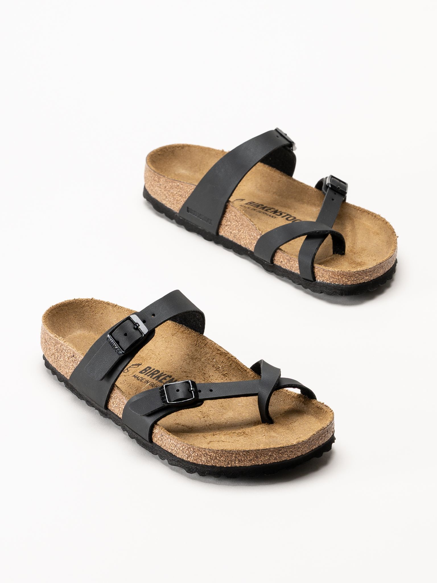 Birkenstock - Mayari Birko-Flor - Svarta slip in sandaler
