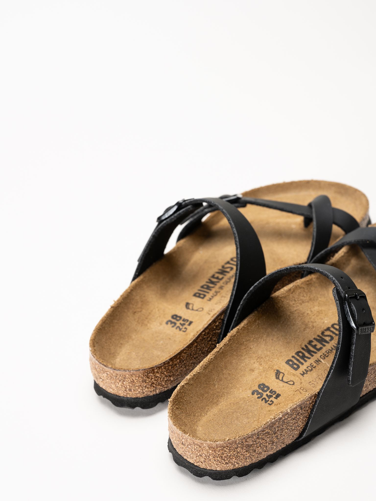 Birkenstock - Mayari Birko-Flor - Svarta slip in sandaler