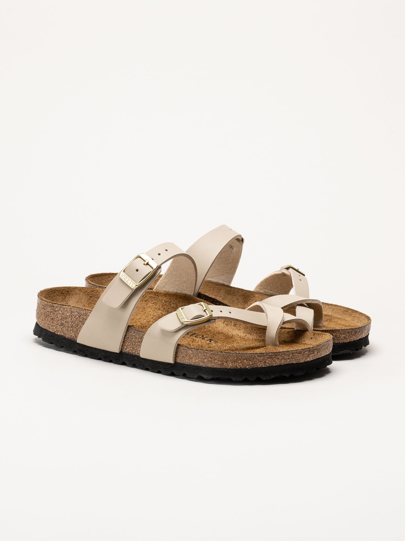 Birkenstock - Mayari Birko-Flor - Beige slip in sandaler